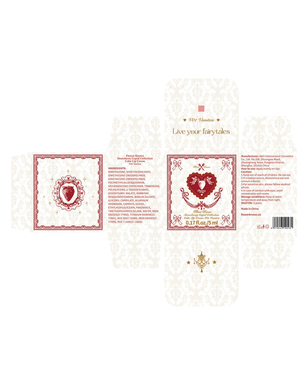 Strawberry Cupid Cake Lip Cream