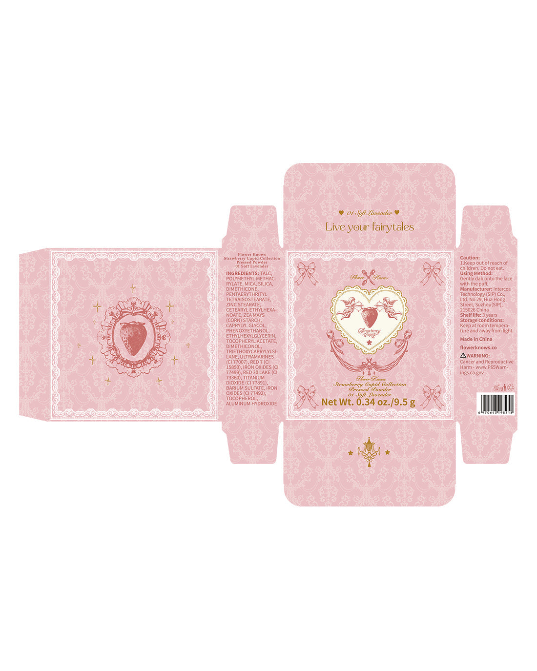 Strawberry Cupid Pressed Powder