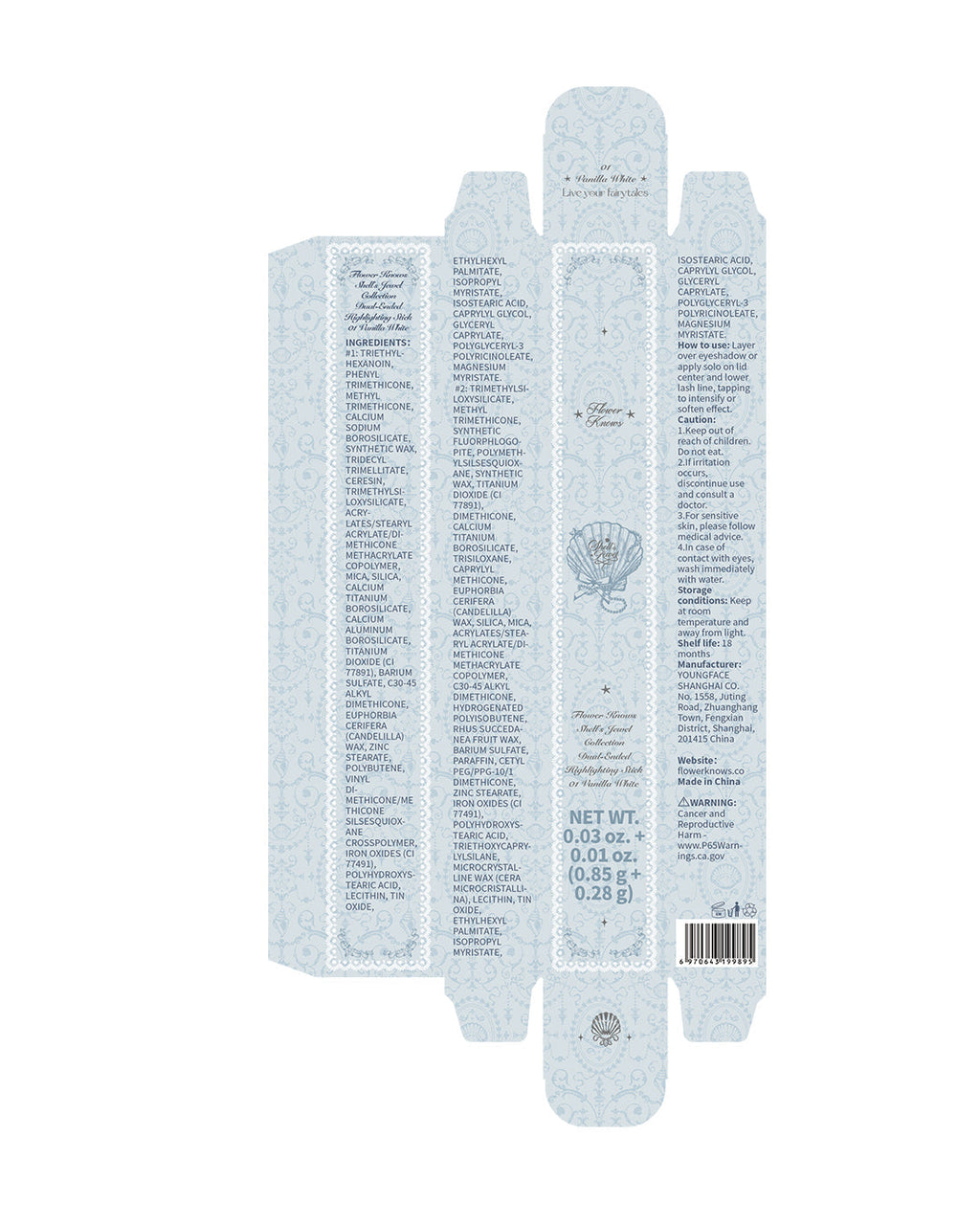 Shell's Jewel Dual-Ended Highlighting Stick