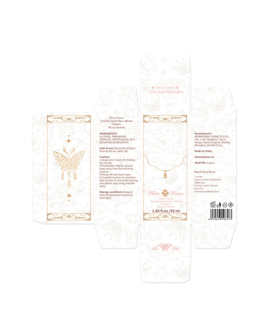 Butterfly Cloud Collar Perfume