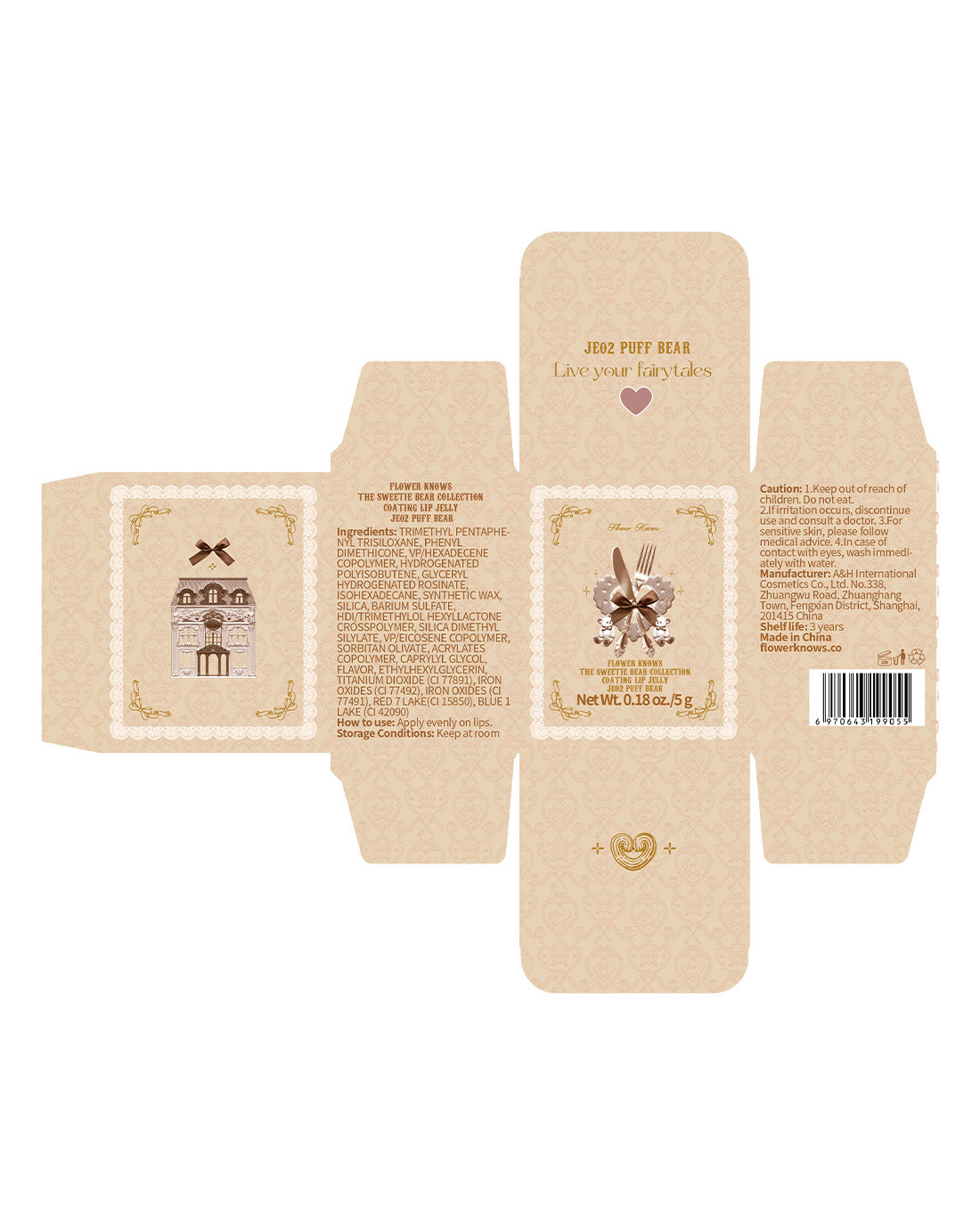 The Sweetie Bear Coating Lip Jelly