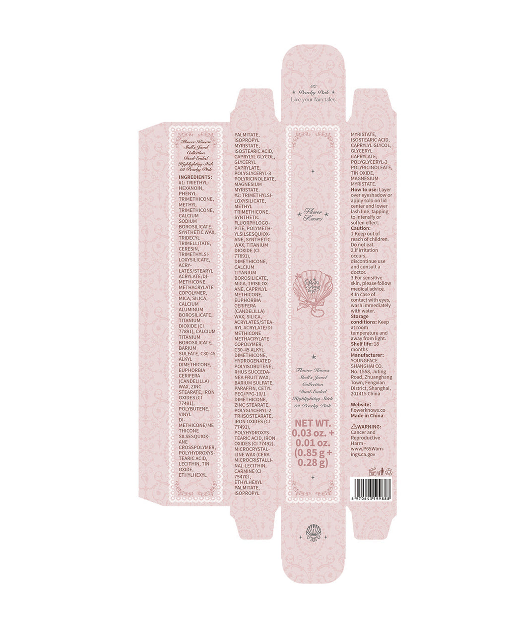 Shell's Jewel Dual-Ended Highlighting Stick