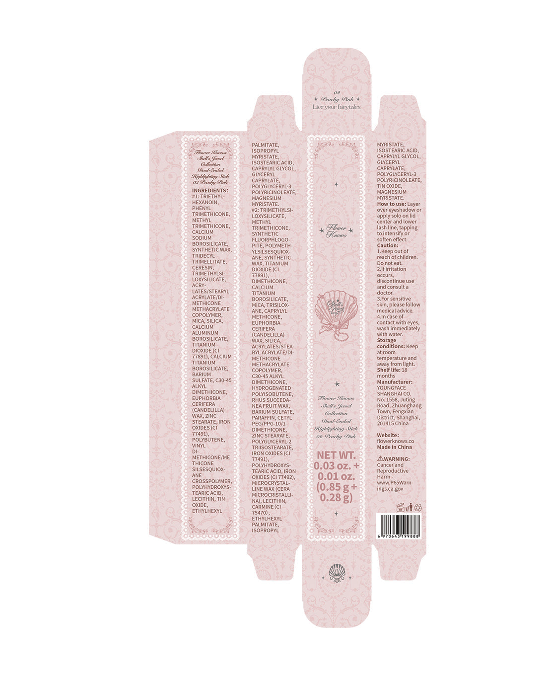 Shell's Jewel Dual-Ended Highlighting Stick
