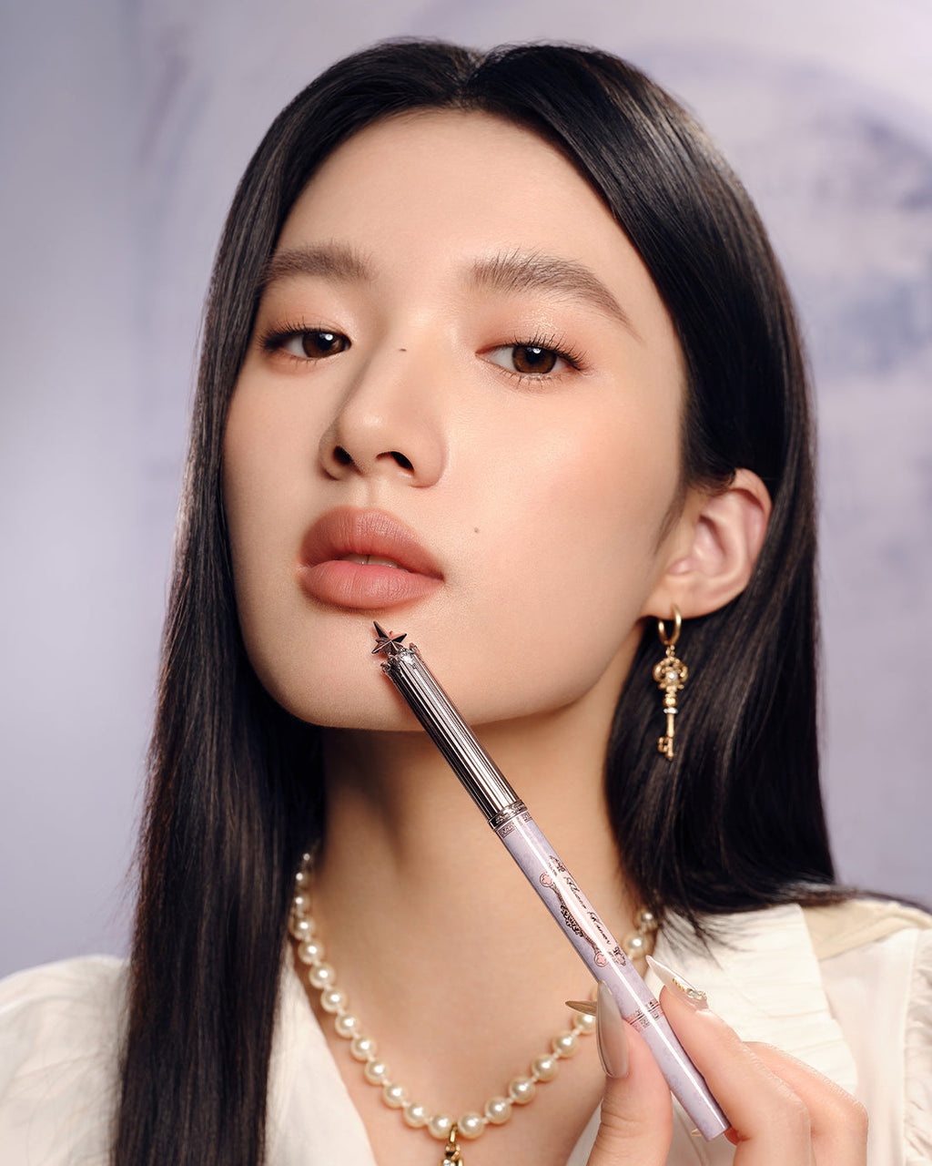 Flower Knows Knight Unicorn Lip Liner 01 Apricot Nude