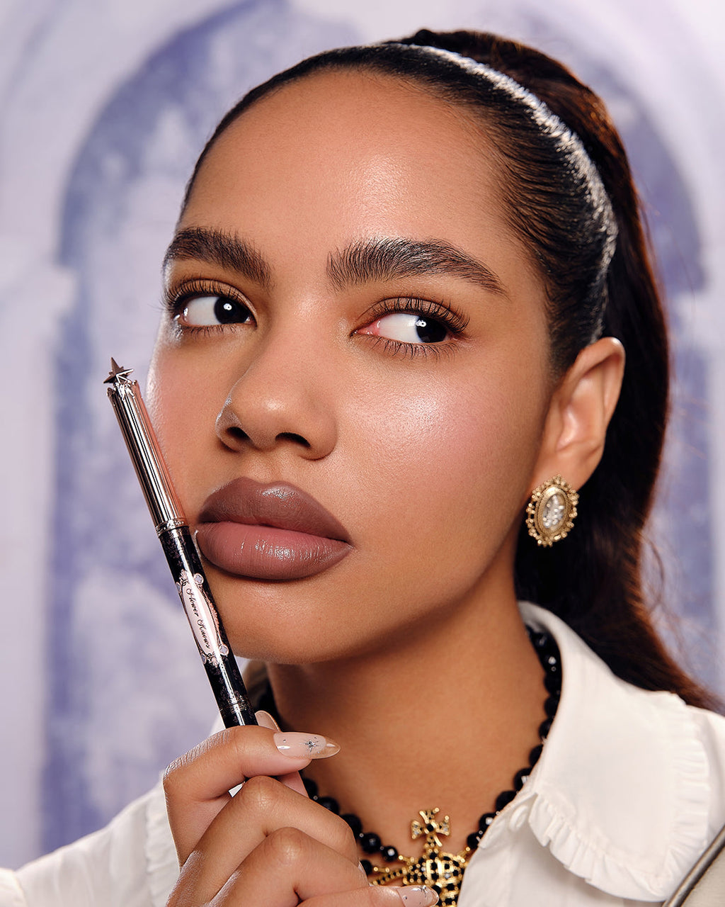 Flower Knows Knight Unicorn Lip Liner 01 Apricot Nude