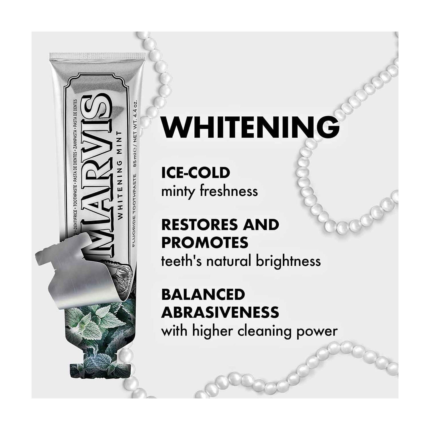 Whitening Mint Toothpaste 85ml by Marvis