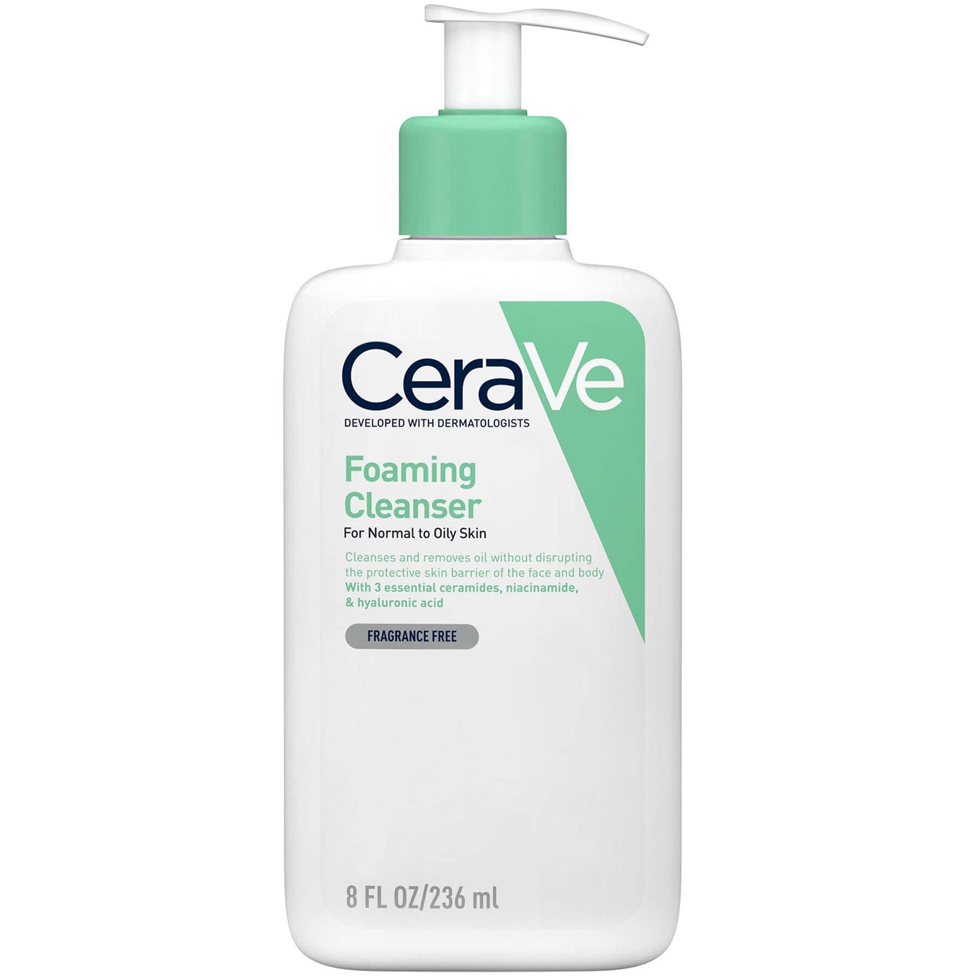 CeraVe Foaming Cleanser with Niacinamide for Normal to Oily Skin 473ml