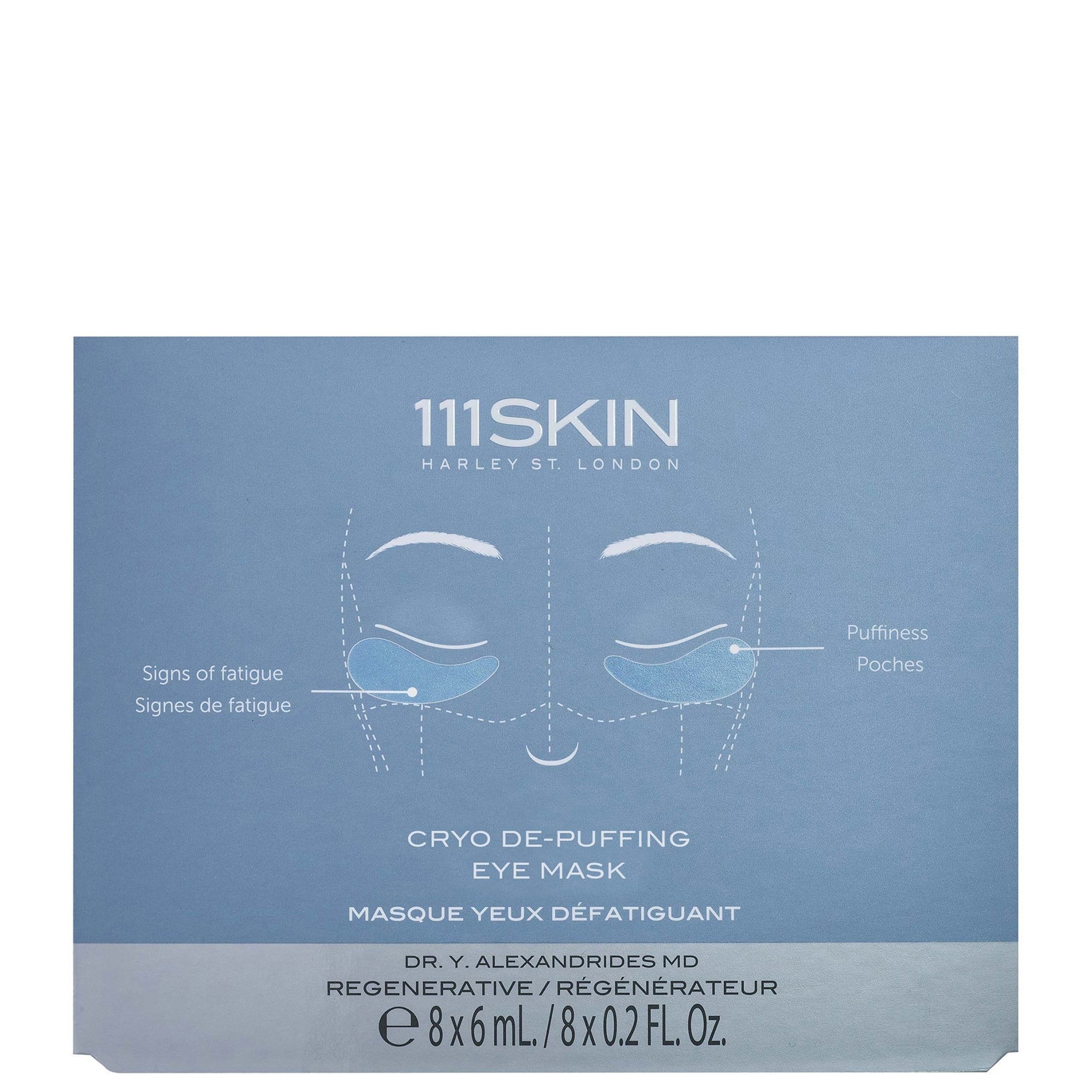 Cryo De-Puffing Eye Mask 8 Pack