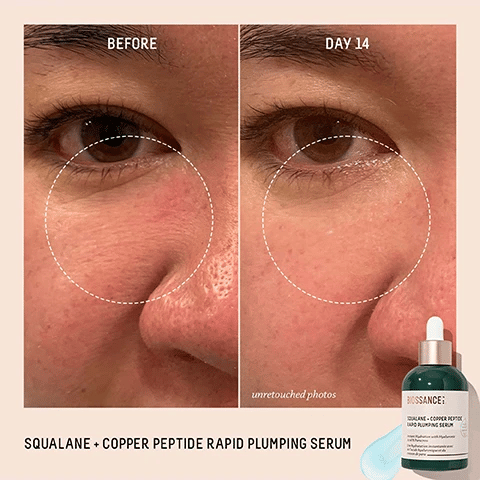 Biossance Squalane and Copper Peptide Rapid Plumping Serum 50ml