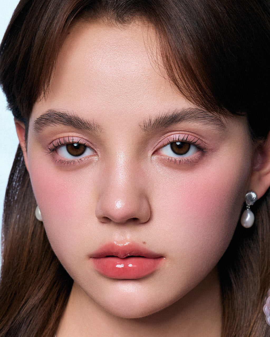 Shell's Jewel Silk Satin Blush