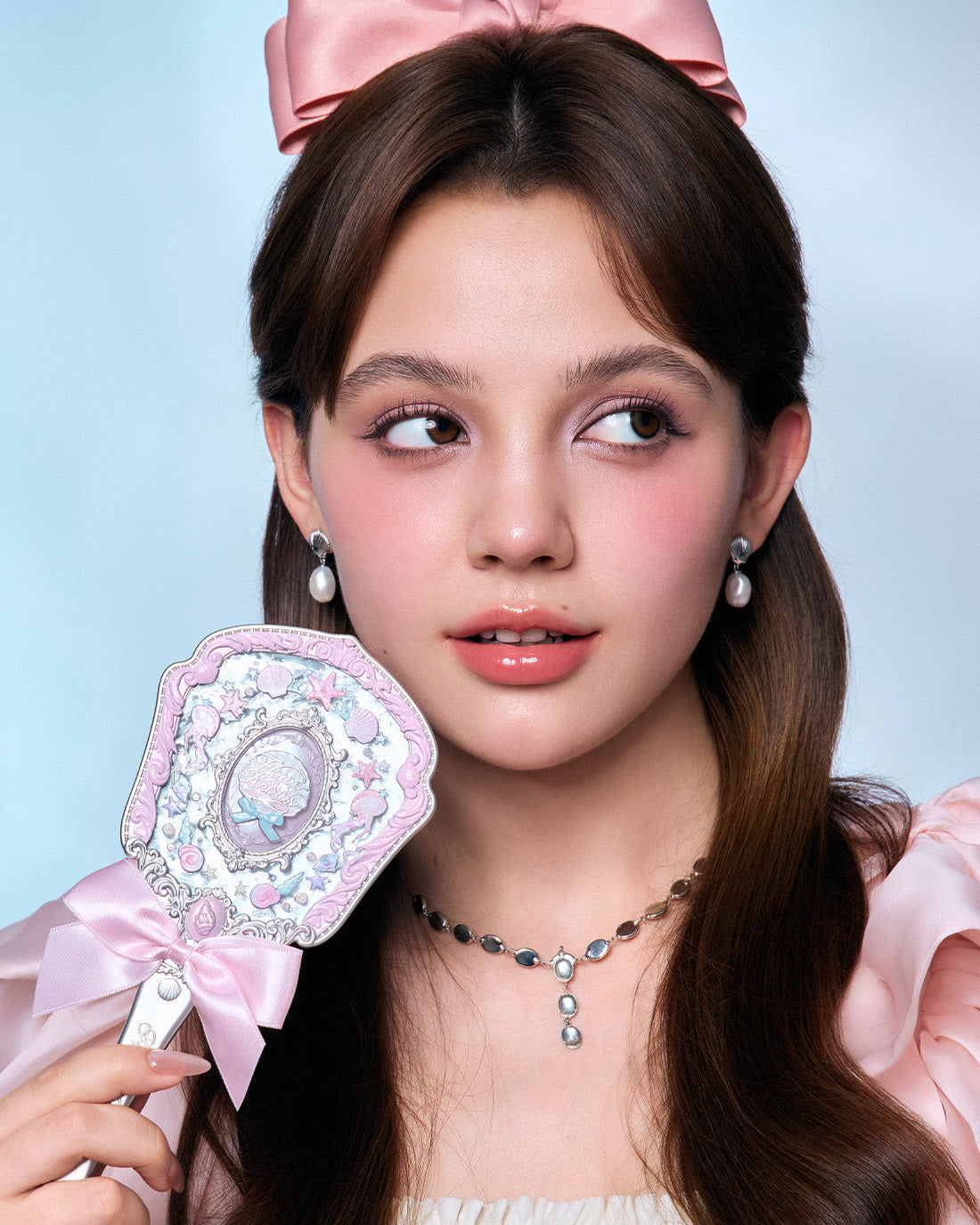 Shell's Jewel Hand Mirror