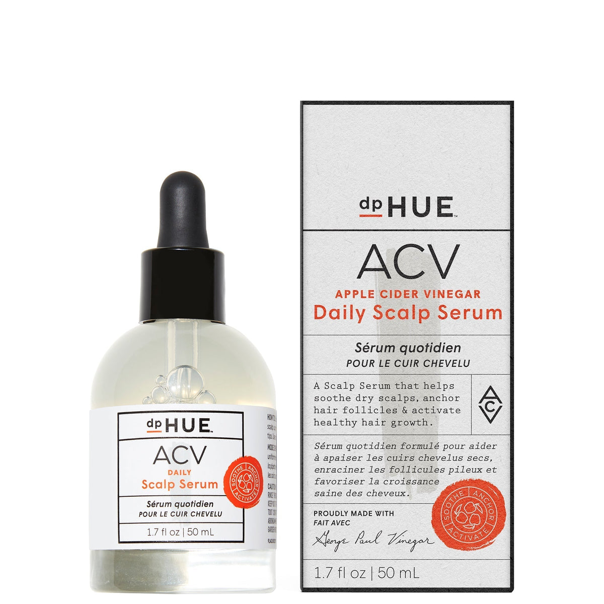 dpHUE Apple Cider Vinegar Daily Scalp Serum 1.7 fl. Oz