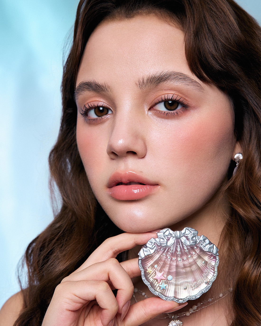 Shell's Jewel Silk Satin Blush