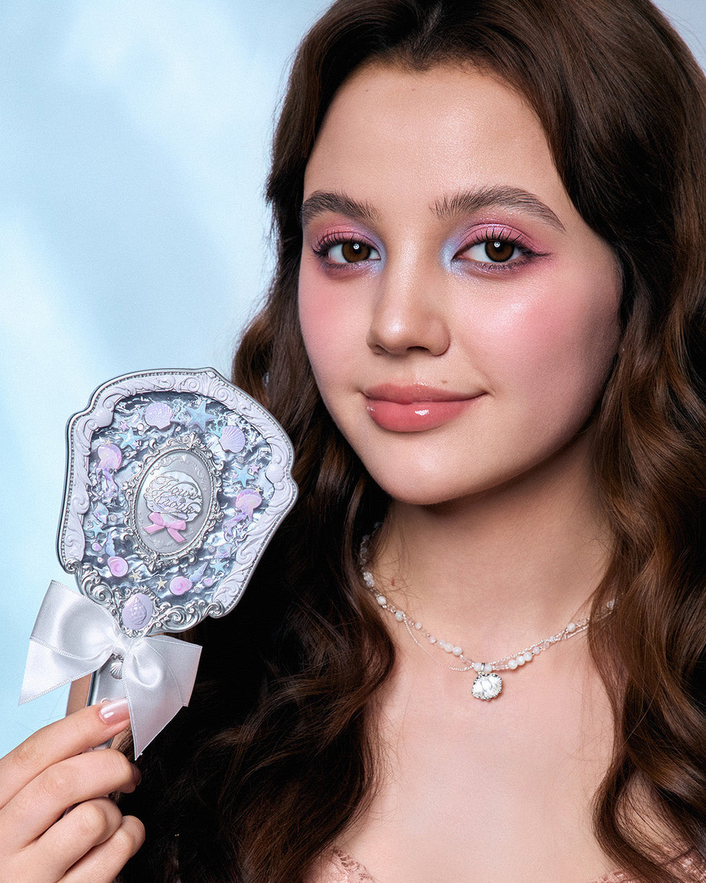 Shell's Jewel Hand Mirror