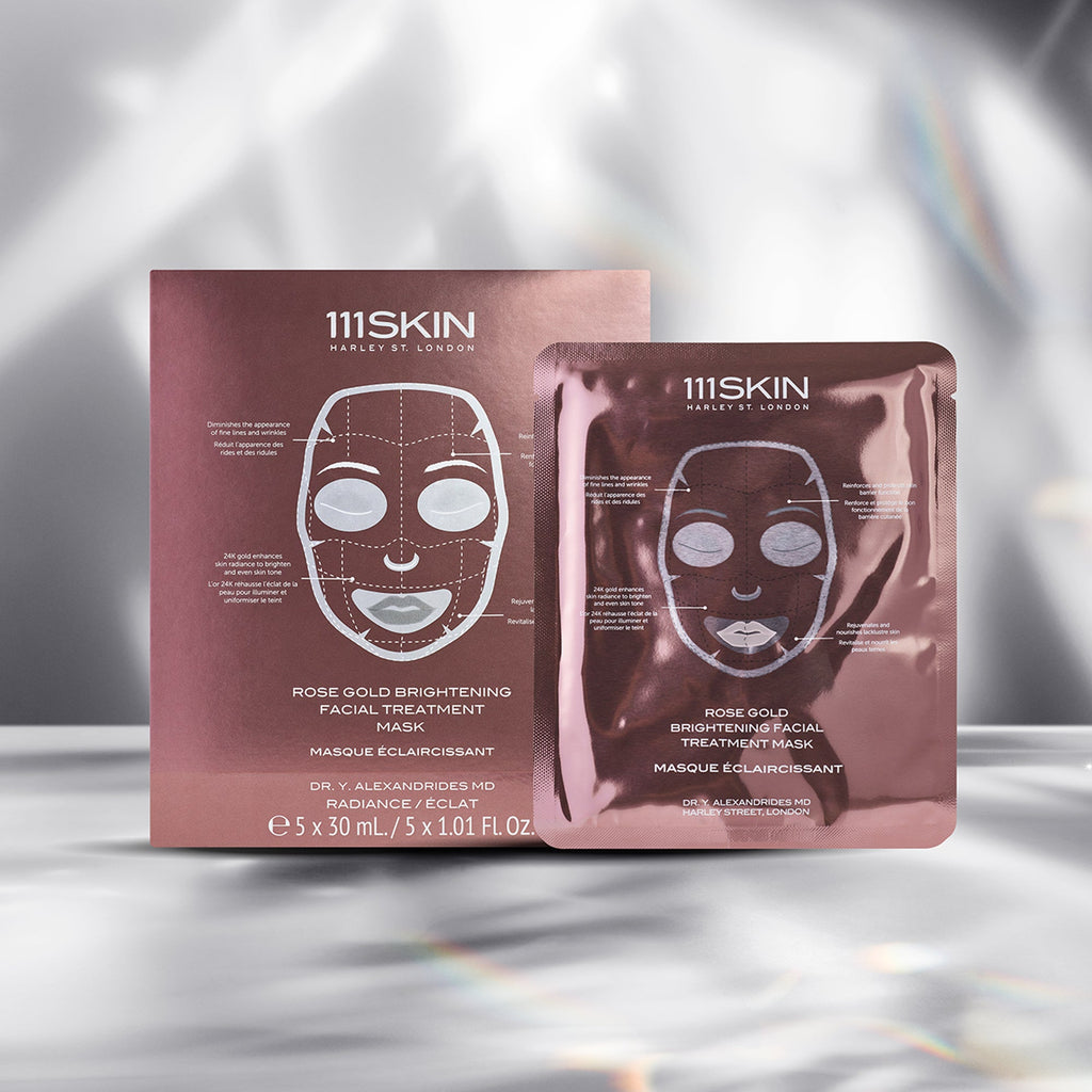 Rose Gold Brightening Facial Mask Set 5 Piece