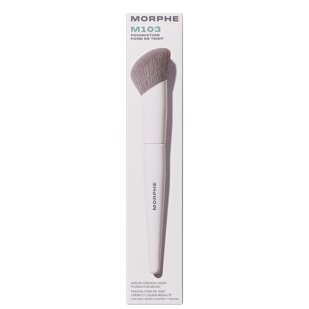 M103 Angled Cream & Liquid Foundation Brush by Morphe