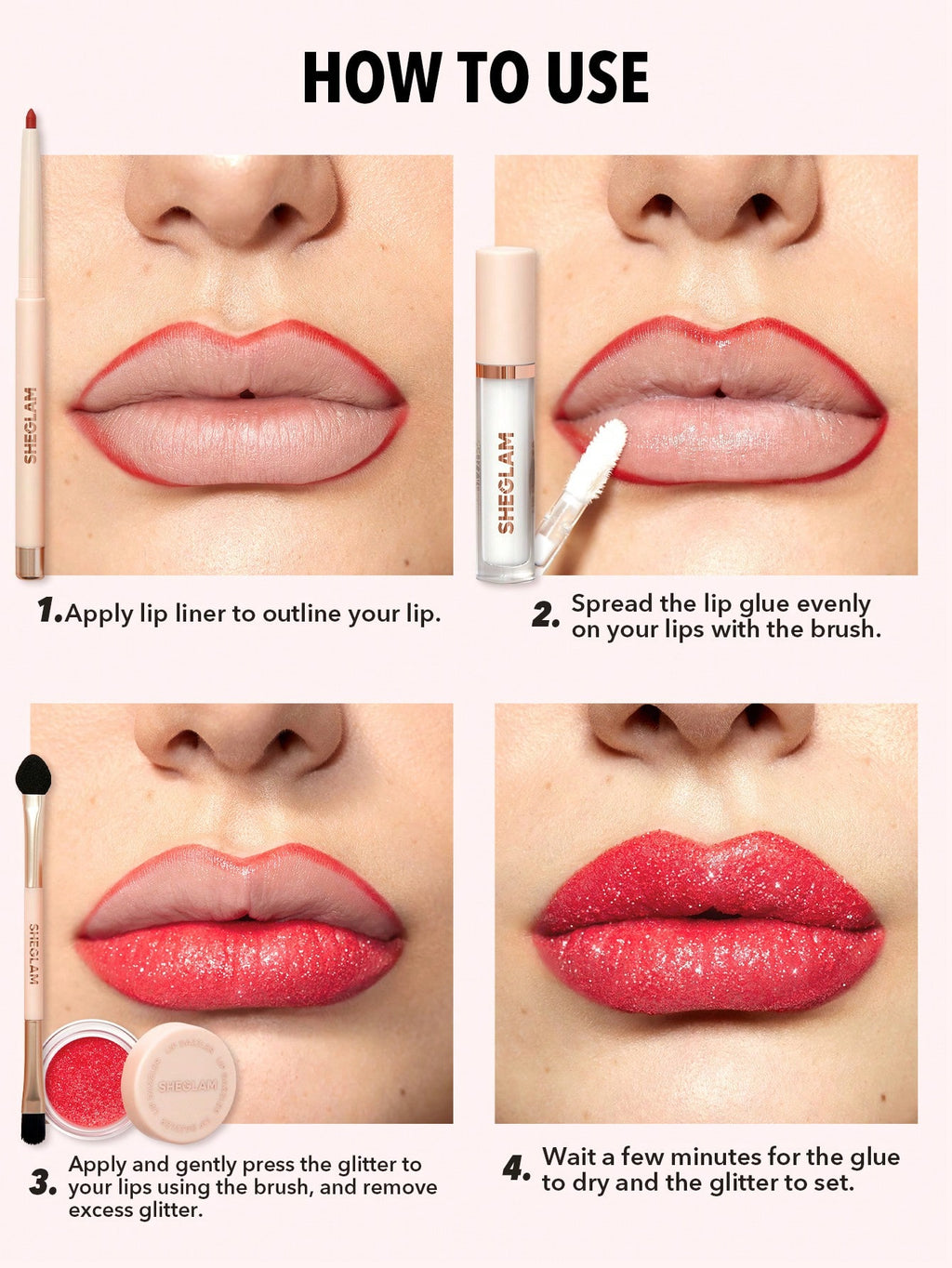 Lip Dazzler Glitter Kit by Sheglam