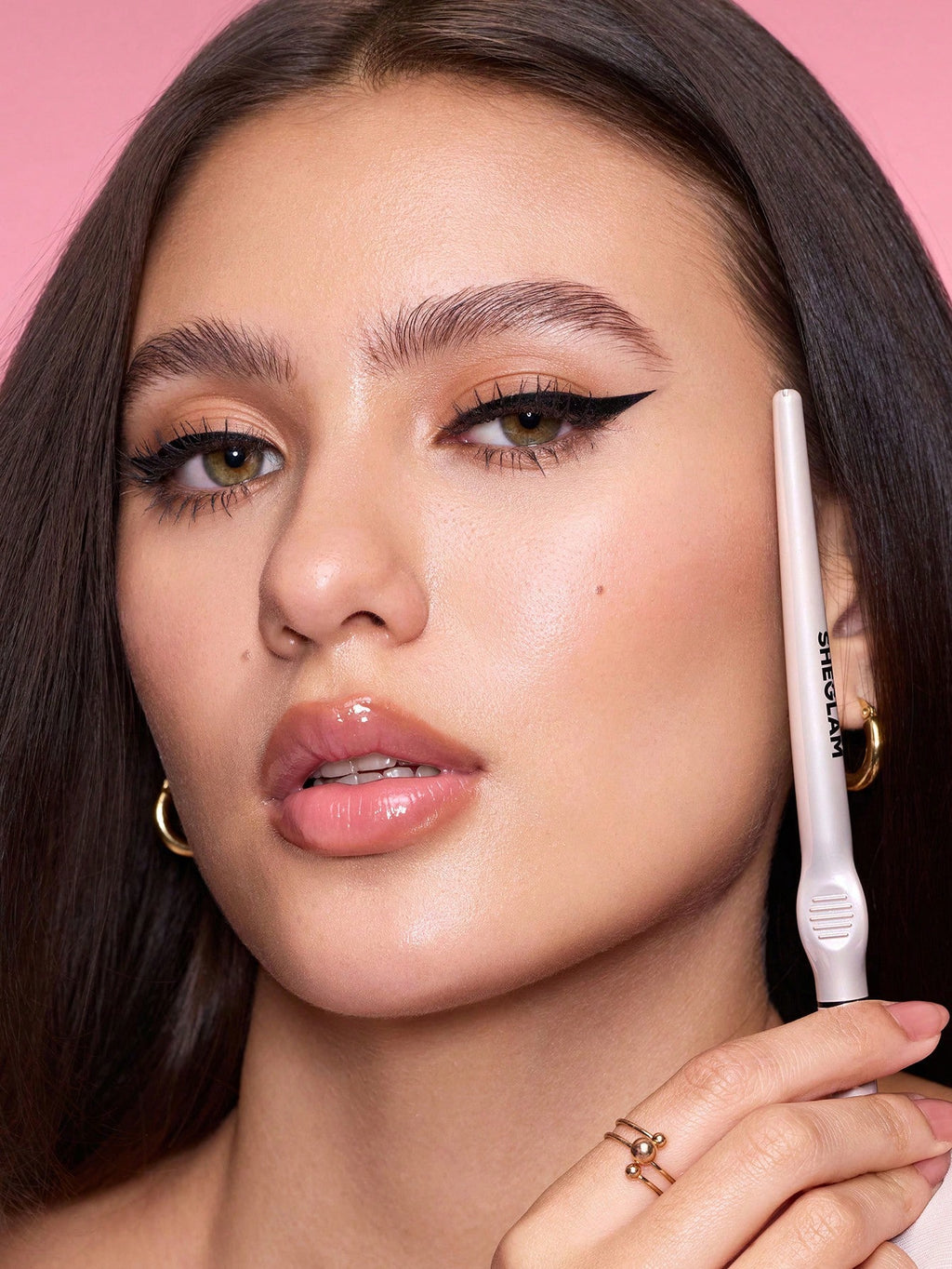Glide Control Liquid Eyeliner-Matte Black by Sheglam