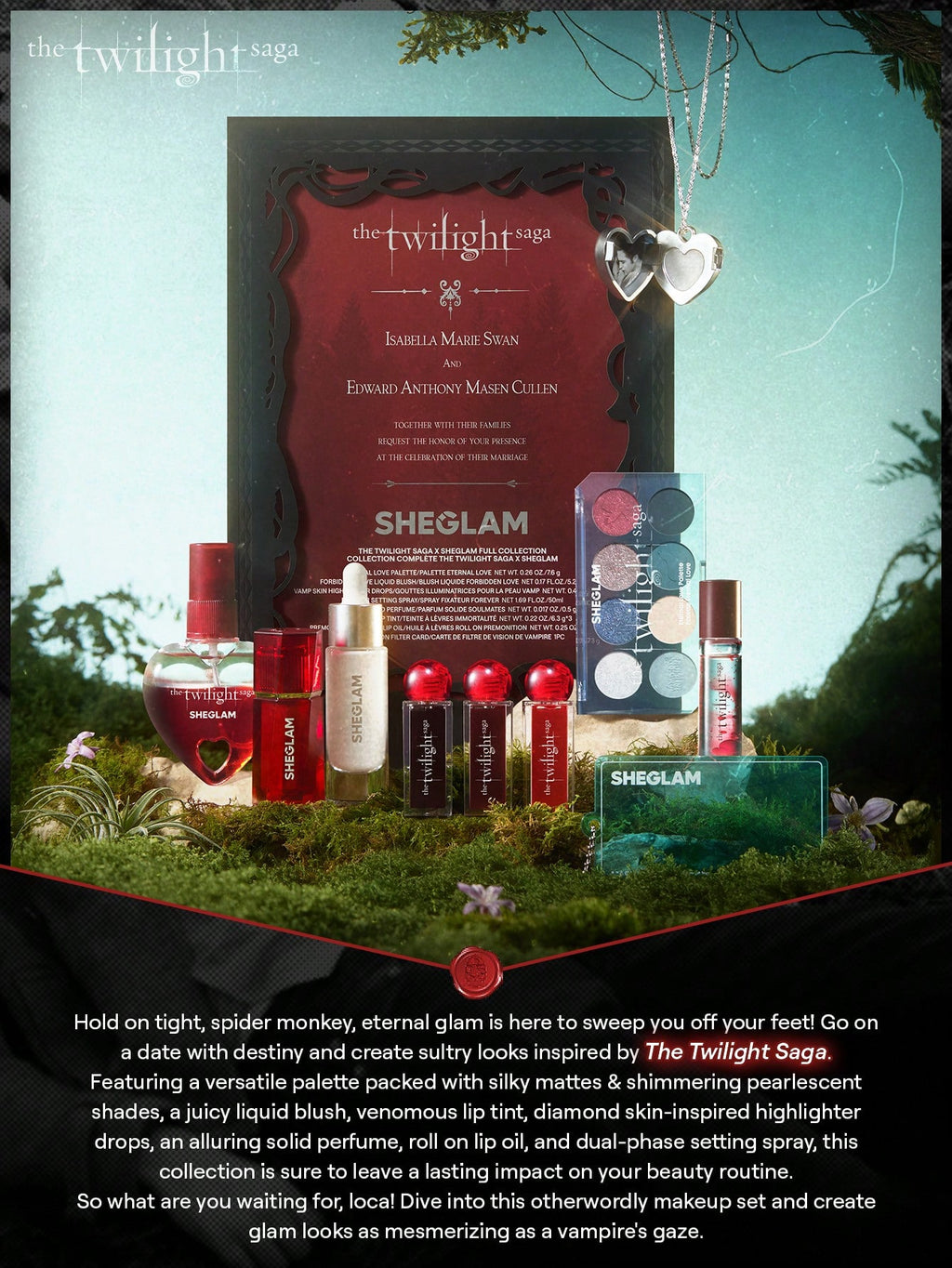 The Twilight Saga X SHEGLAM Premonition Roll On Lip Oil