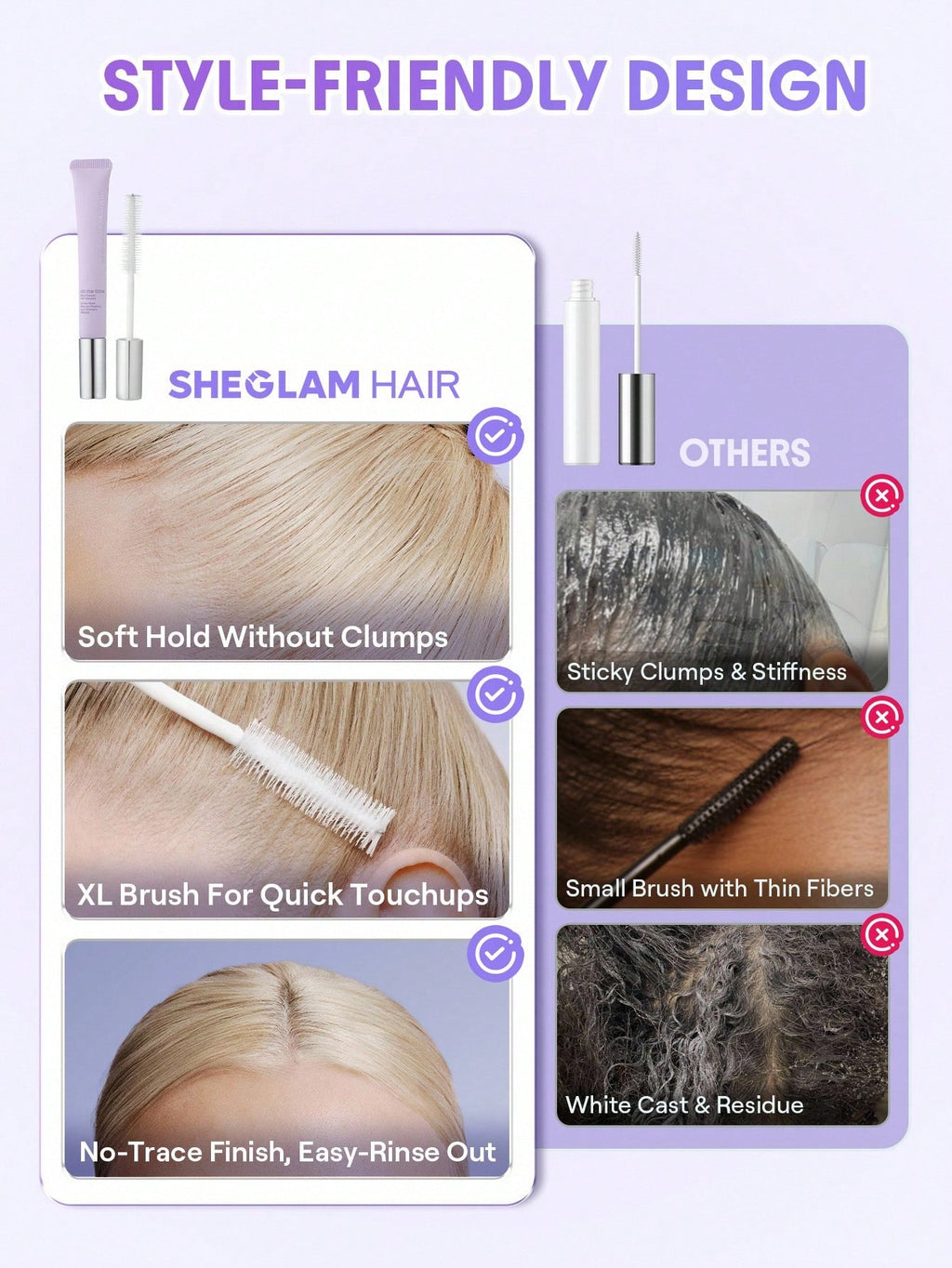 On The Glow Style Keeper Hair Mascara by Sheglam