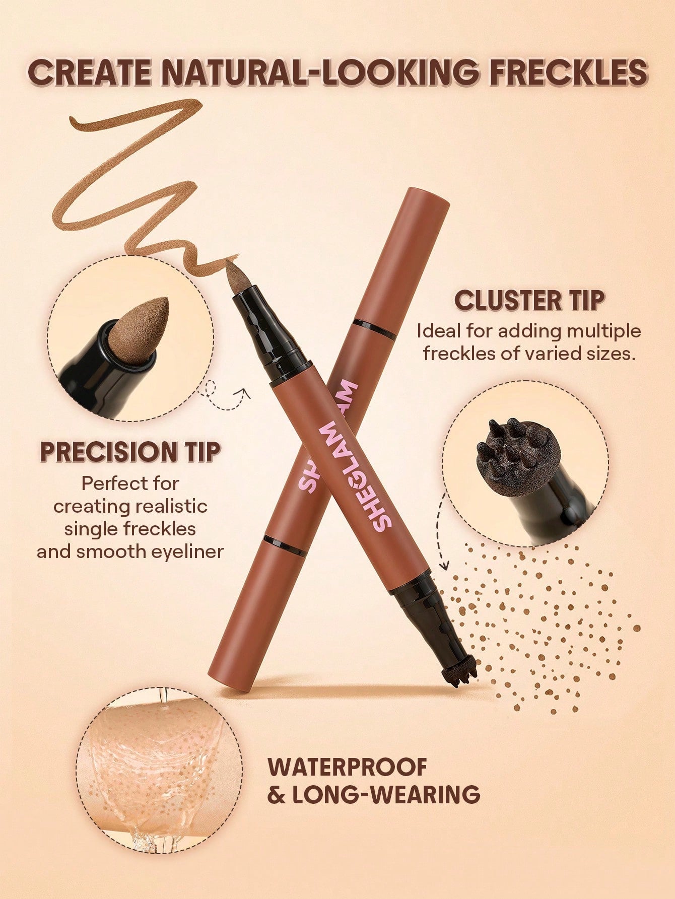 Double Dot Freckle Pen Fawn 2ml by Sheglam