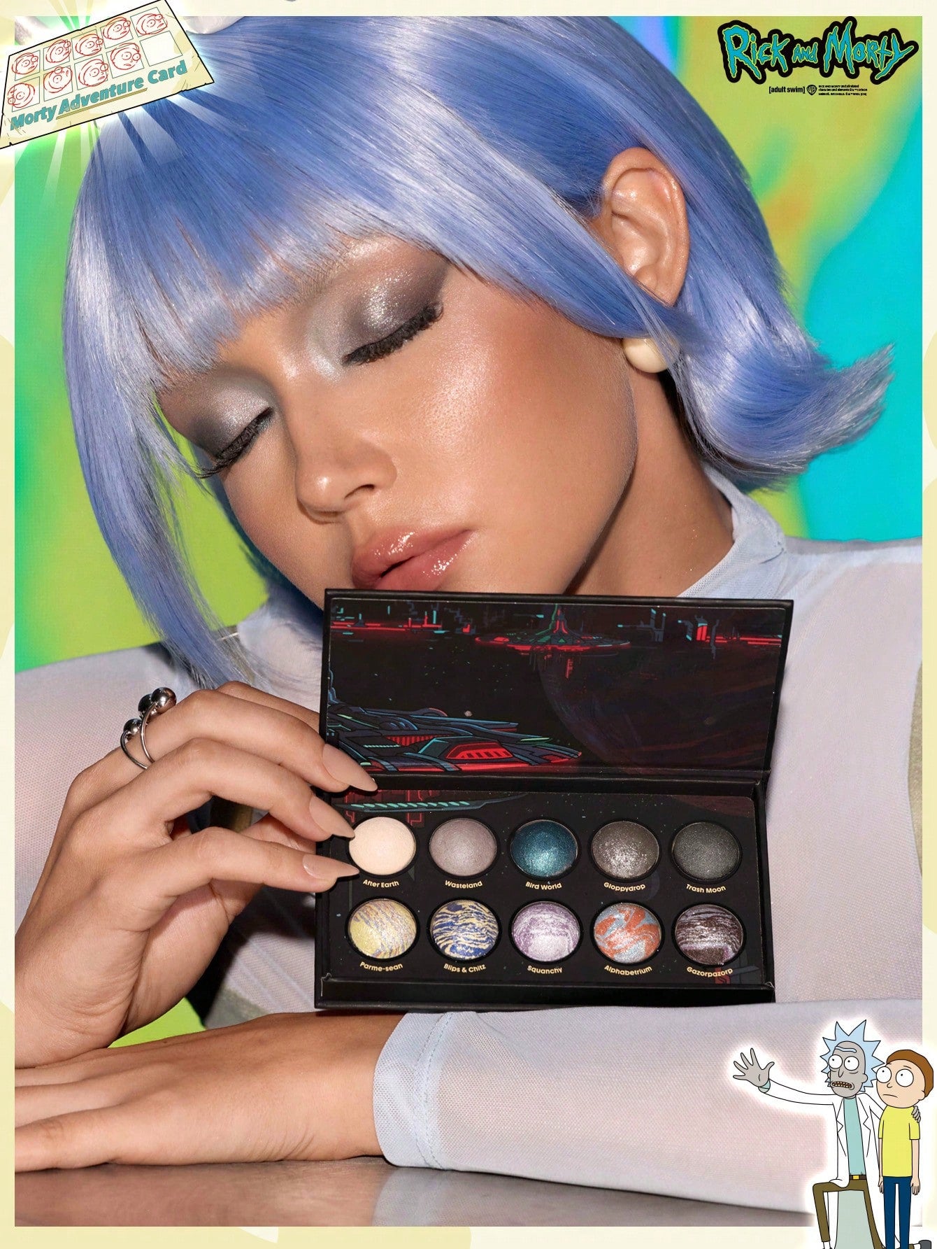 Rick and Morty X SHEGLAM The Adventures Of Morty Baked Color Palette