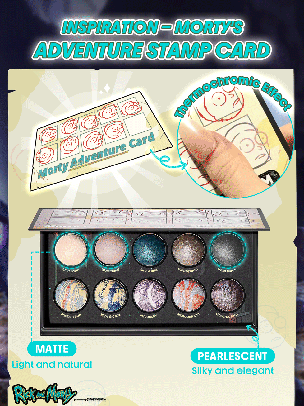 Rick and Morty X SHEGLAM Full Collection Set