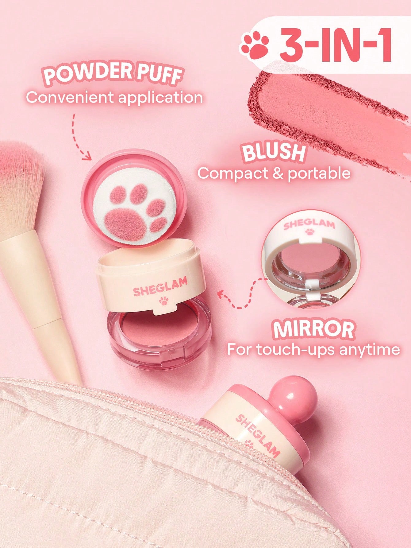 Cutie Paw Blush Stamp by Sheglam