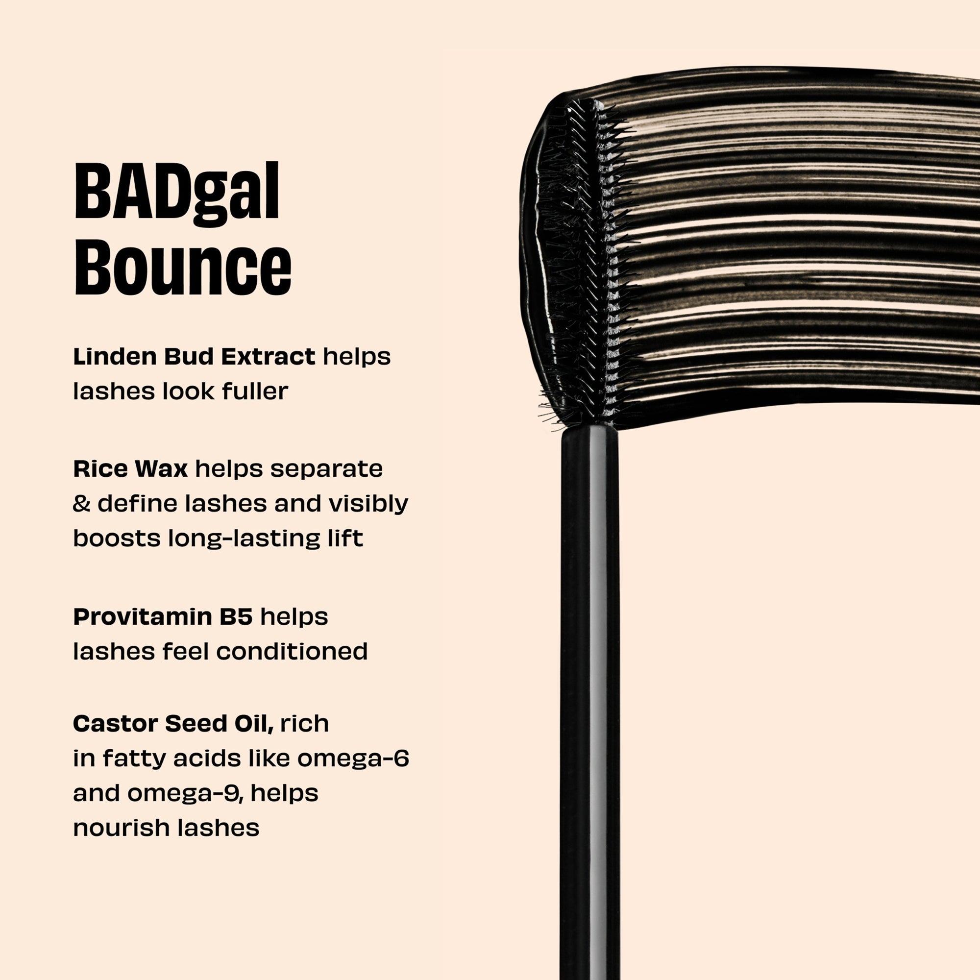 BADgal Bounce Pump'd Up Fluffier Volumising Mascara Brown 8.5g
