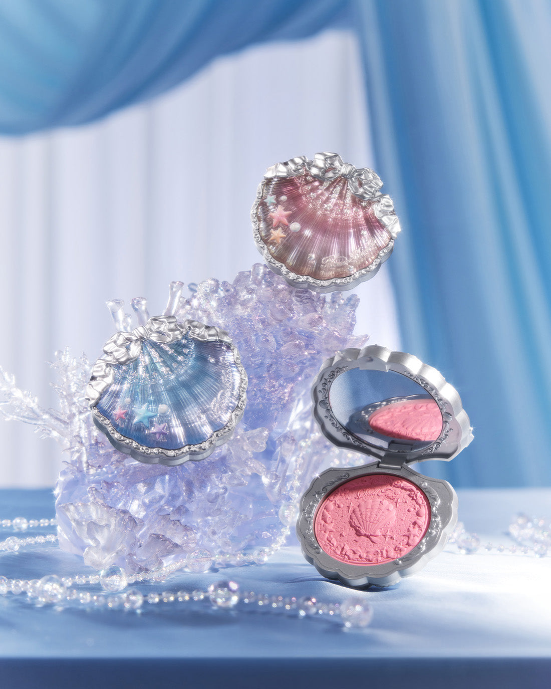 Shell's Jewel Silk Satin Blush