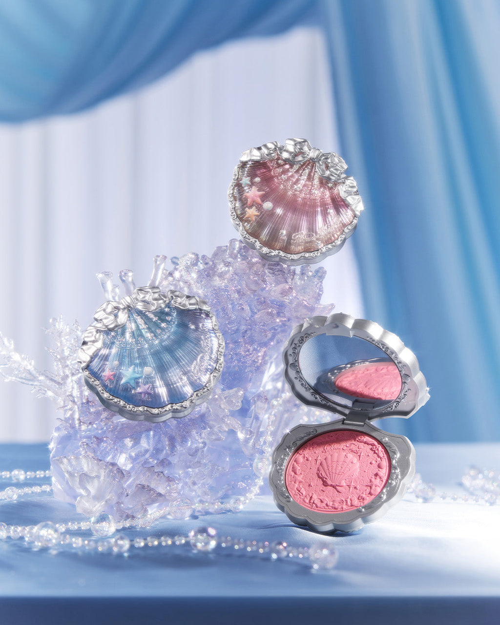 Shell's Jewel Silk Satin Blush