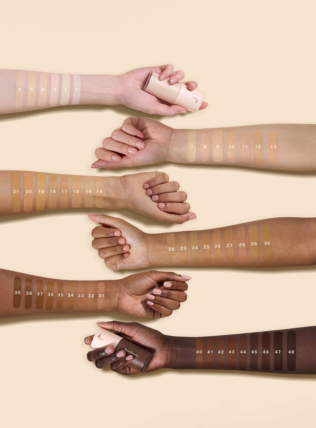 True to Myself Natural Matte Longwear Foundation by Rare Beauty