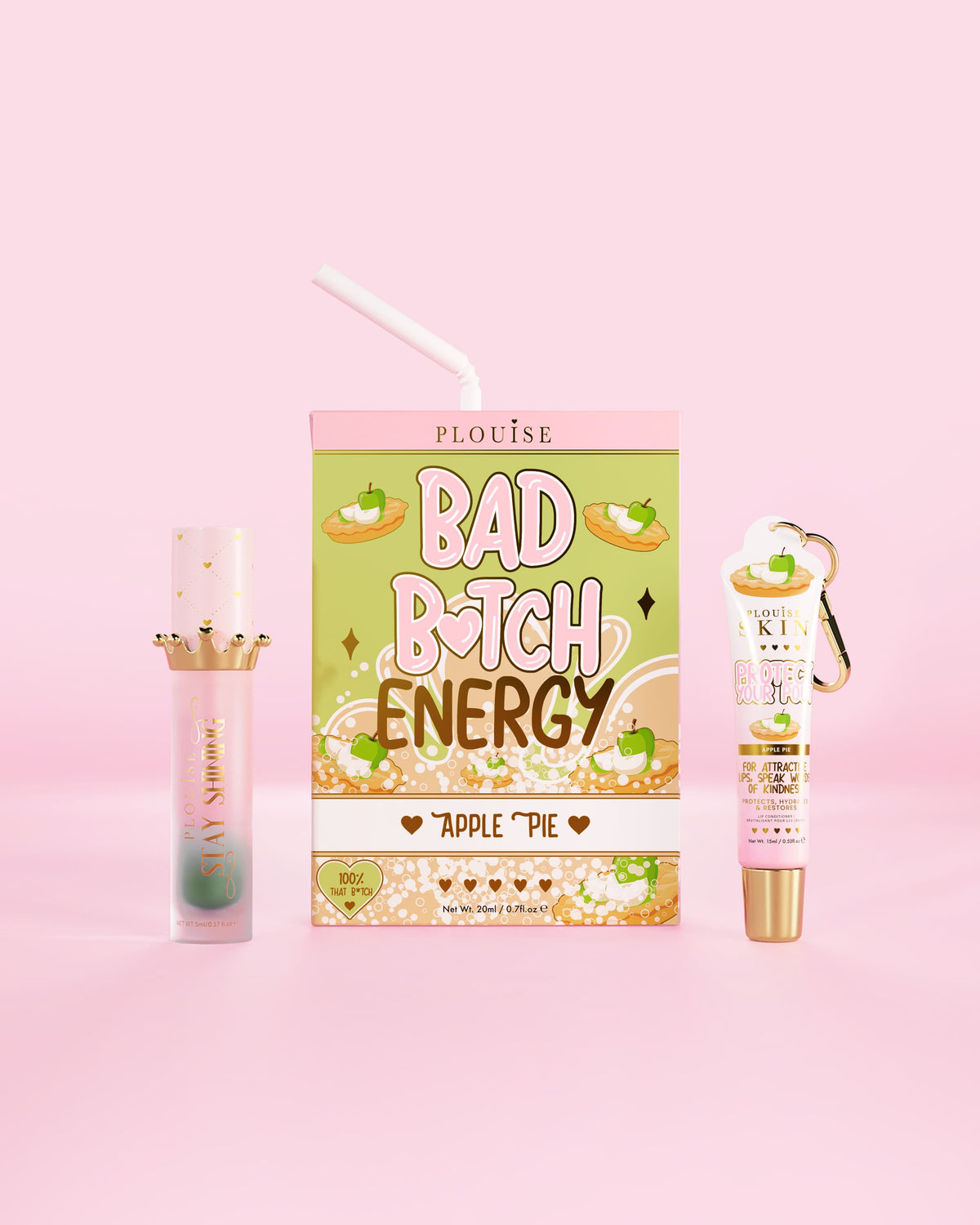 Bad Bitch Energy Lip Conditioner & Lip Oil Duo by P.Louise