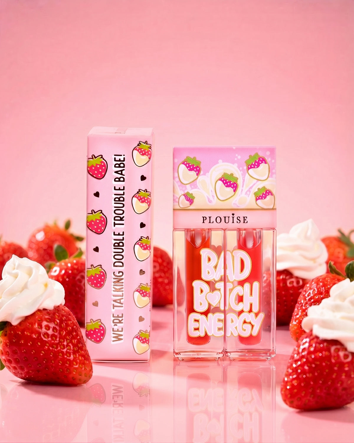 Bad Bitch Double Lip Oil by P. Louise Cosmetics