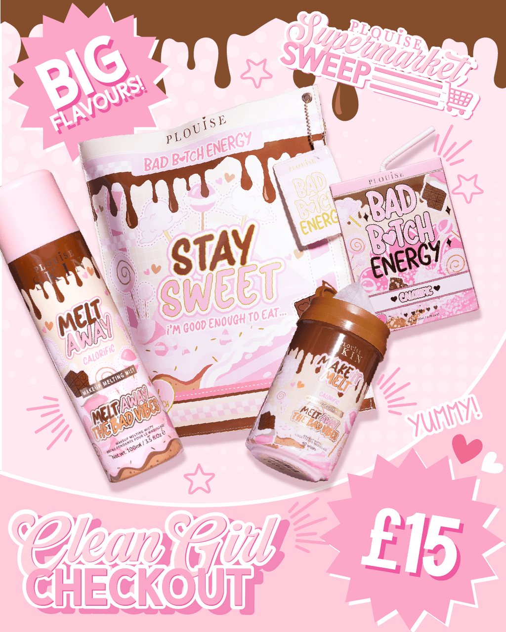 Clean Girl Checkout Bundle by P. Louise Cosmetics