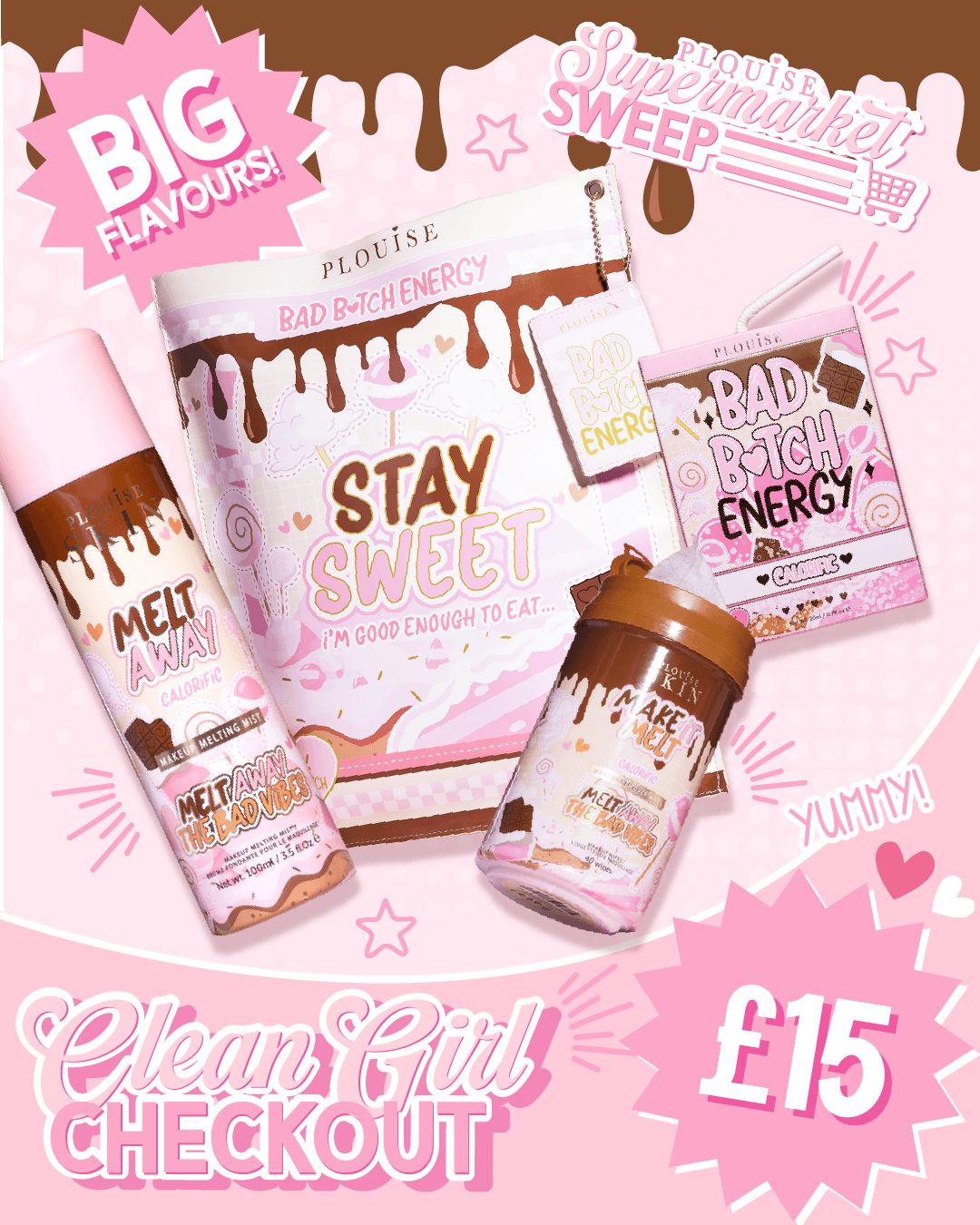 Clean Girl Checkout Bundle by P. Louise Cosmetics