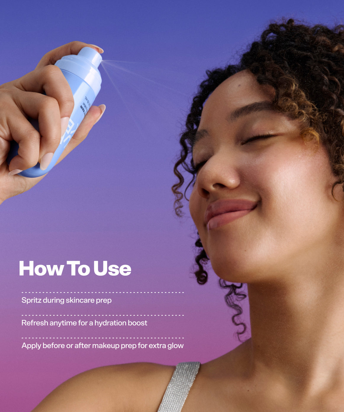 Cosmic Rain Dewy Hydrating Mist by Bubble Skincare