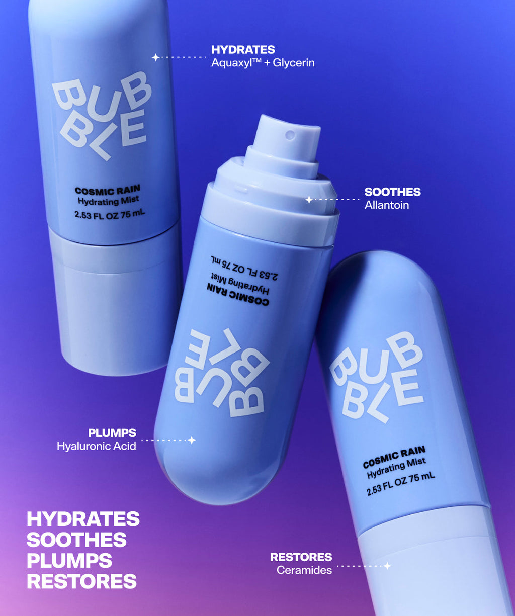 Cosmic Rain Dewy Hydrating Mist by Bubble Skincare