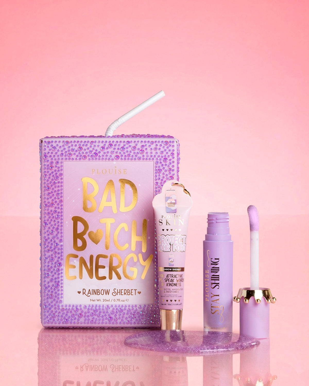 Crystal Bad Bitch Energy Lip Duo by P. Louise Cosmetics