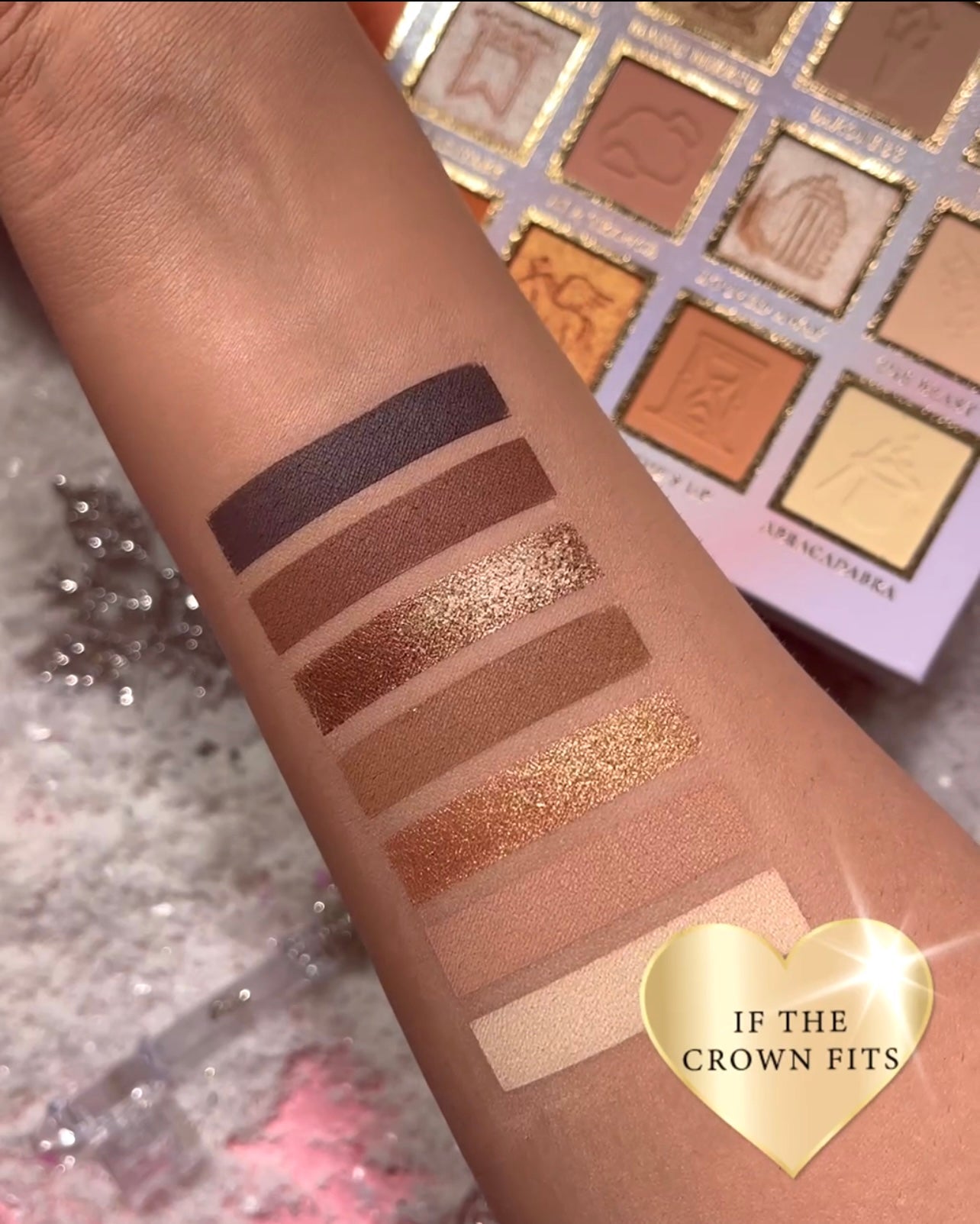 If The Crown Fits Neutral Eyeshadow Palette by P. Louise Cosmetics