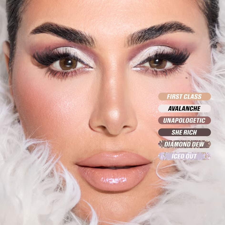 Huda Beauty Icy Nude Eyeshadow Palette 16g