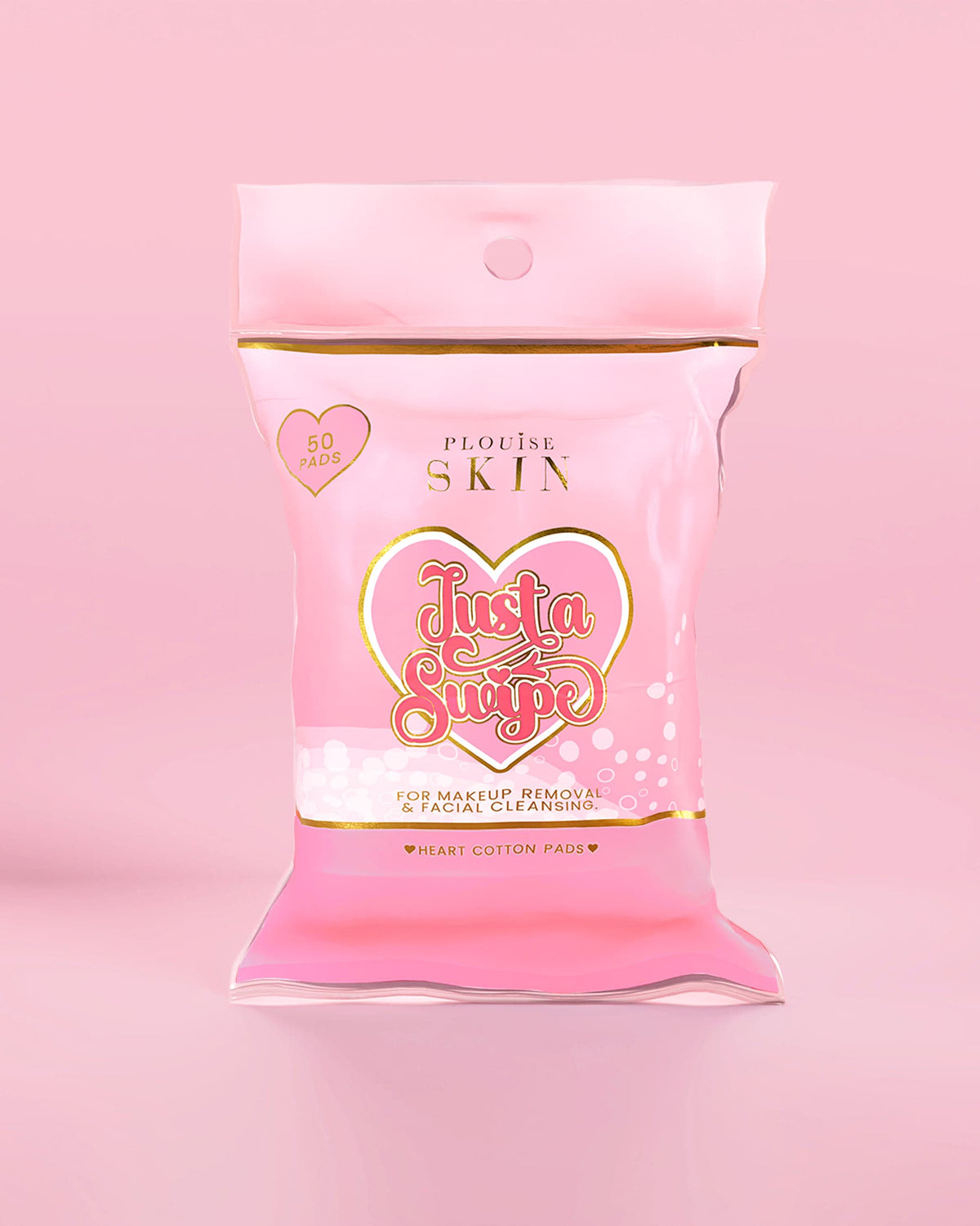 Just A Swipe Heart-Shaped Cotton Pads by P. Louise Cosmetics