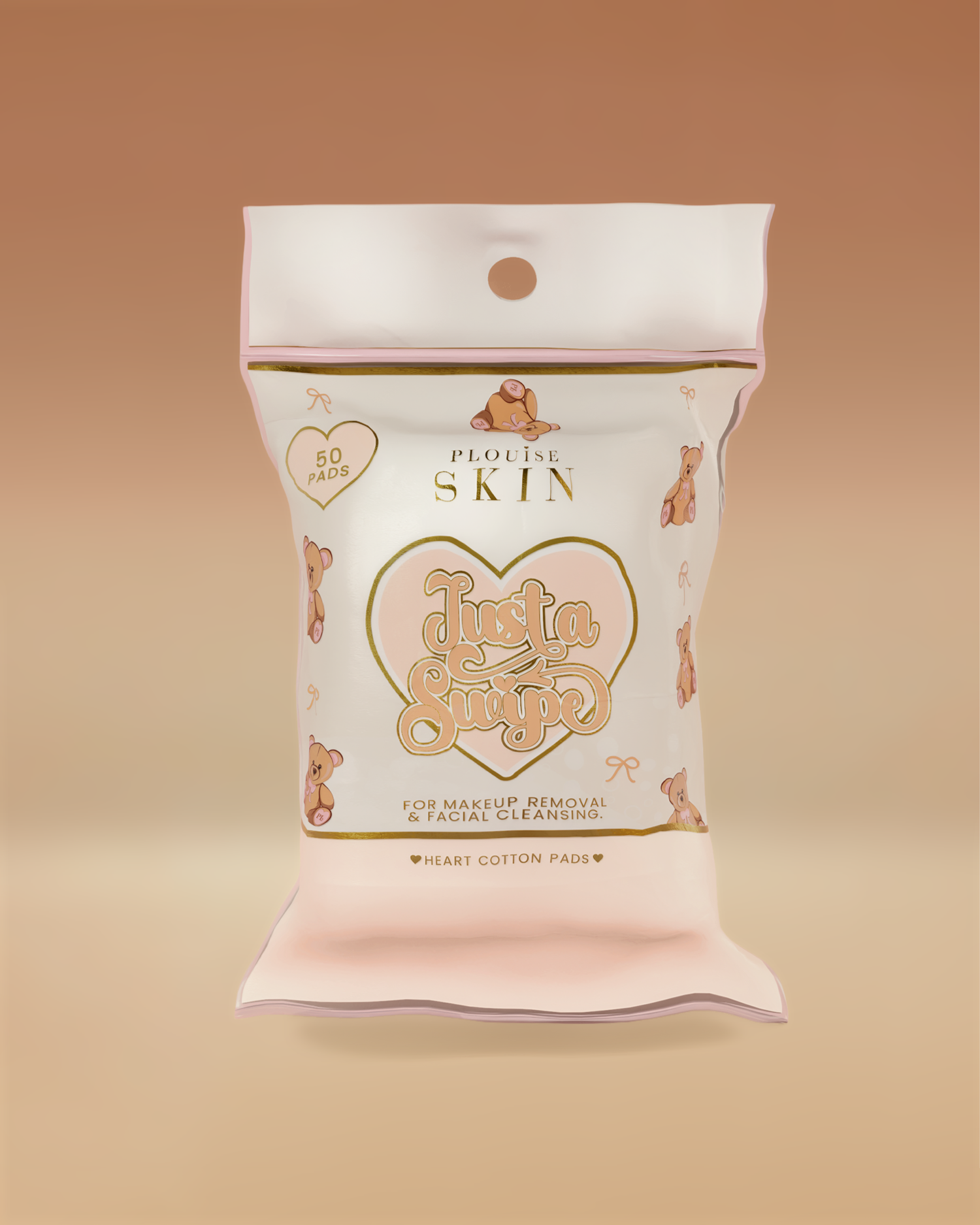 Teddy Just A Swipe Cotton Pads by P. Louise Cosmetics