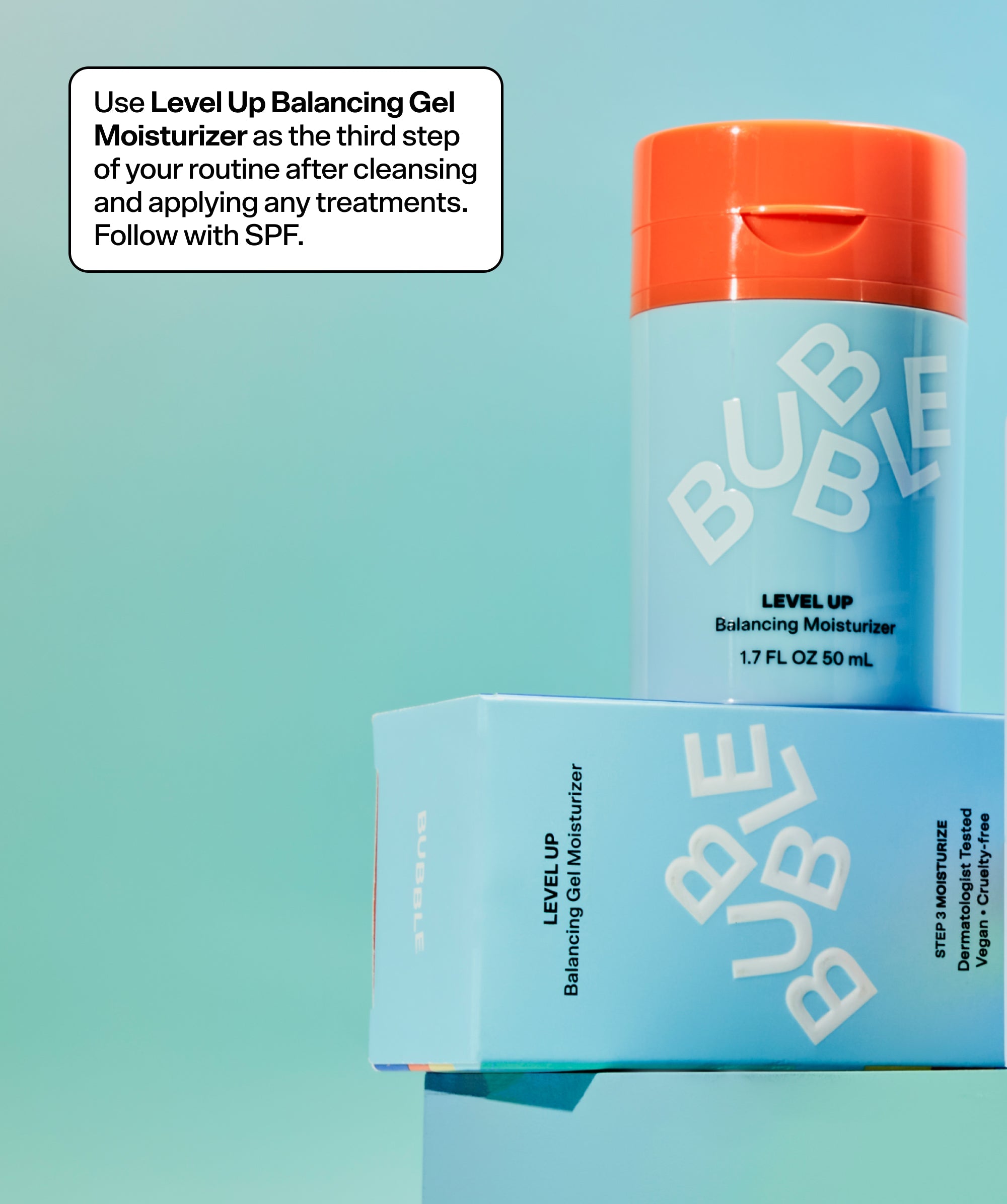 Level Up Gel Moisturizer 1.7 Fl Oz by Bubble Skincare