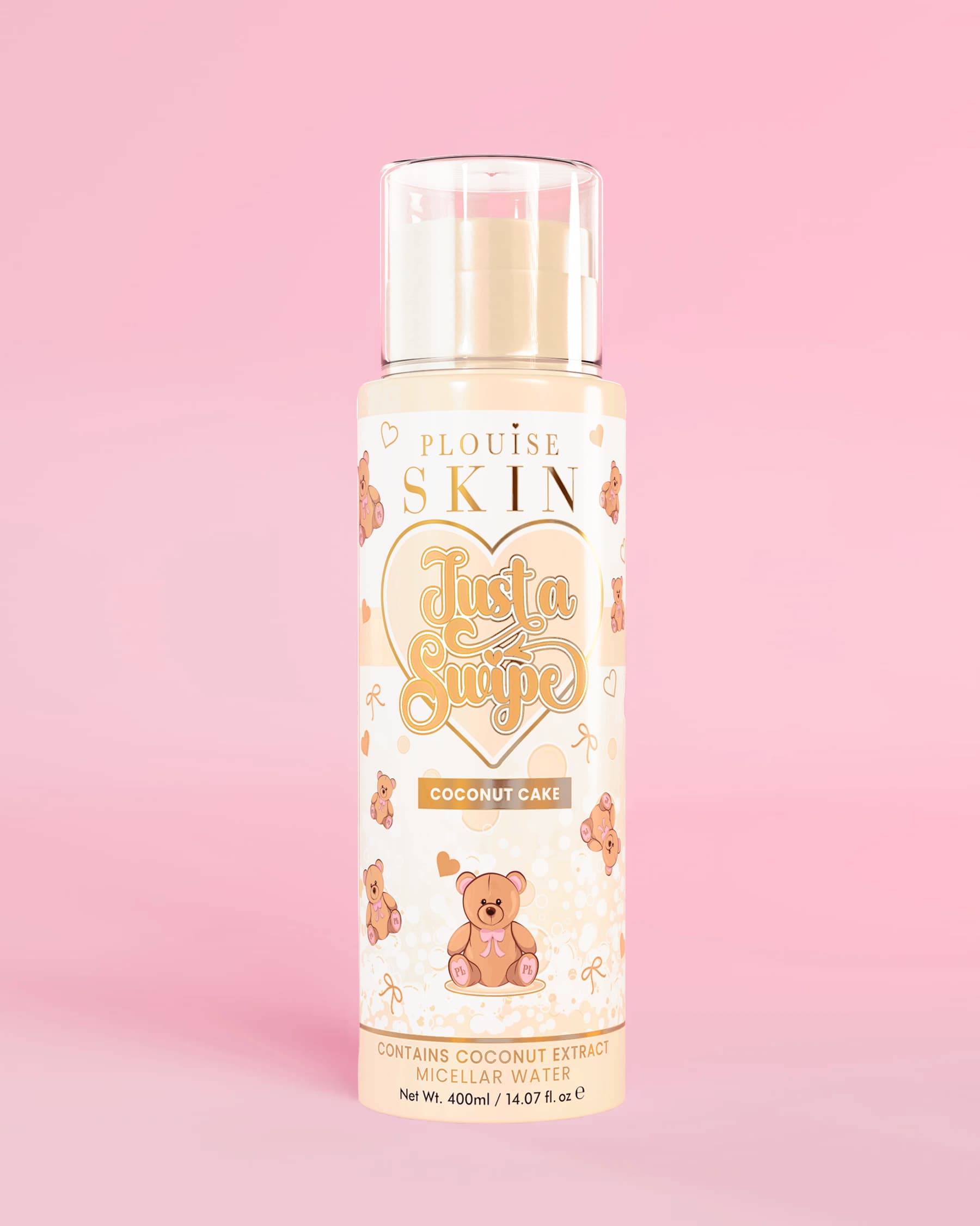 Teddy Touch Large Print Bag & Bodycare Set by P. Louise Cosmetics