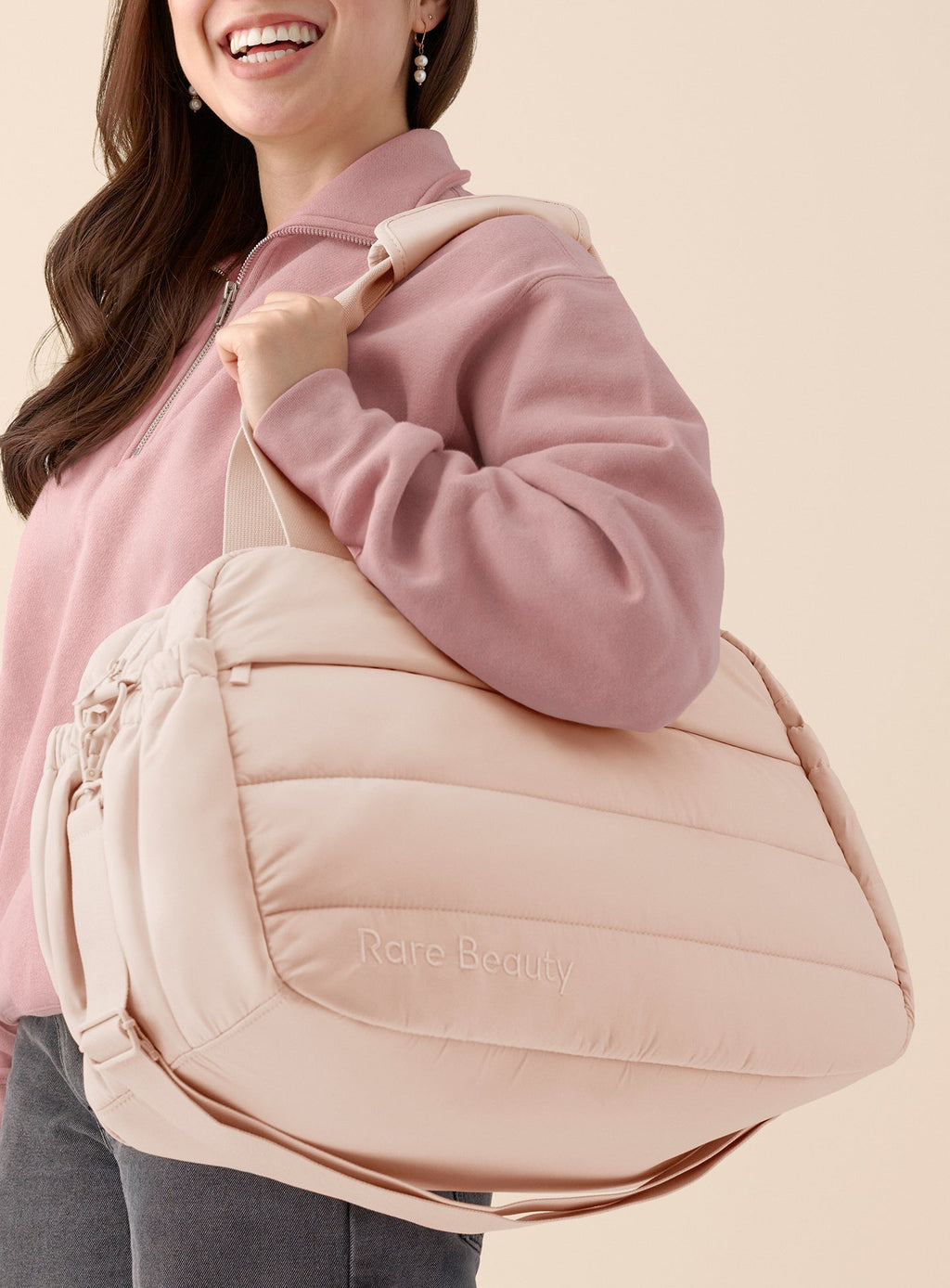Puffy Carryall Tote by Rare Beauty
