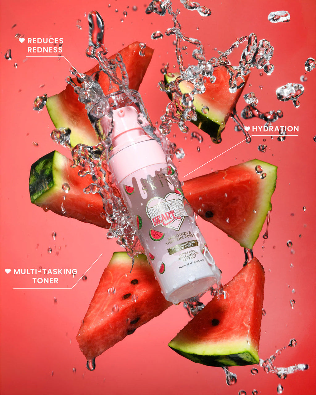 Pore Your Heart Out Watermelon Pore Tightening Glow Toner by P. Louise Cosmetics