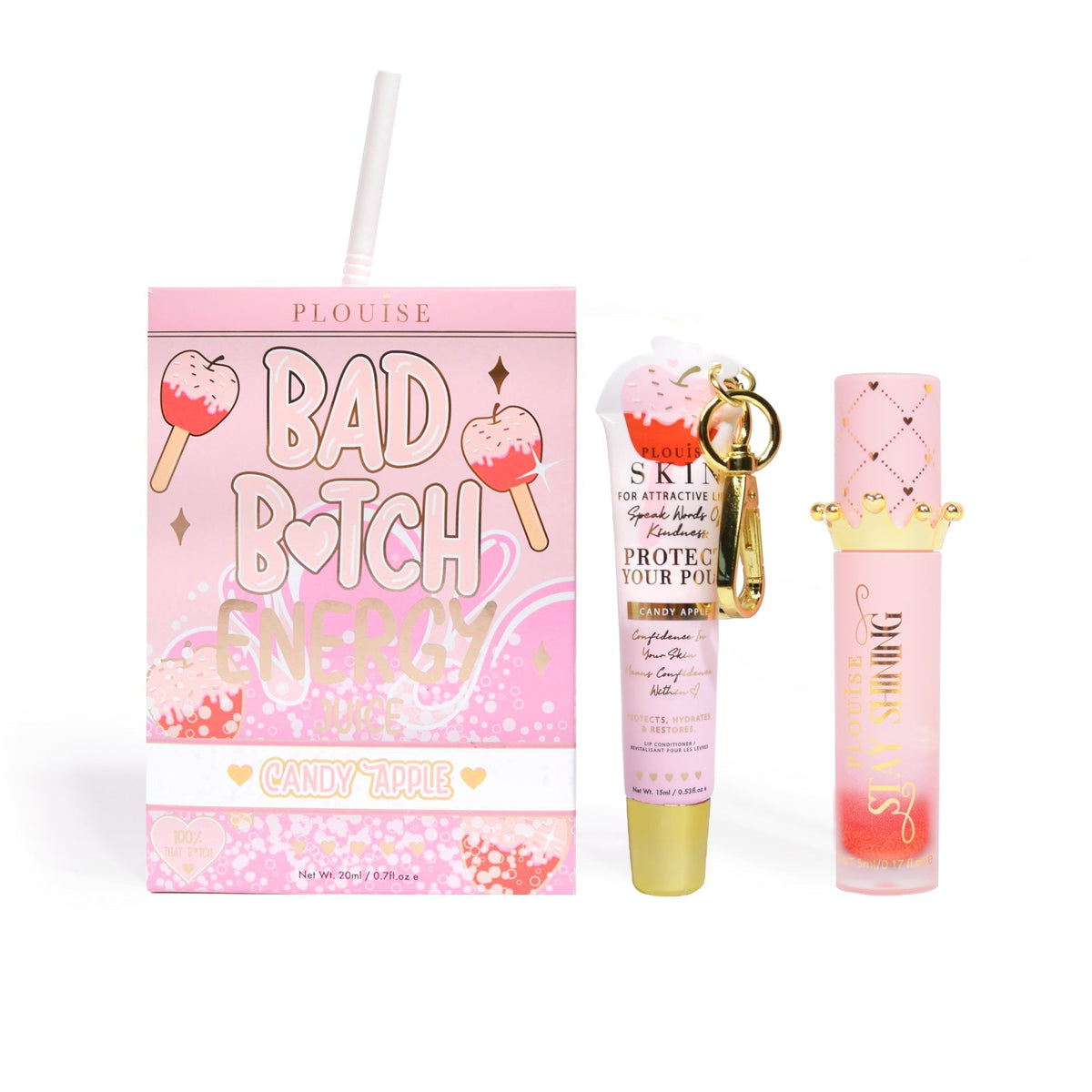 Bad Bitch Energy Lip Conditioner & Lip Oil Duo by P.Louise