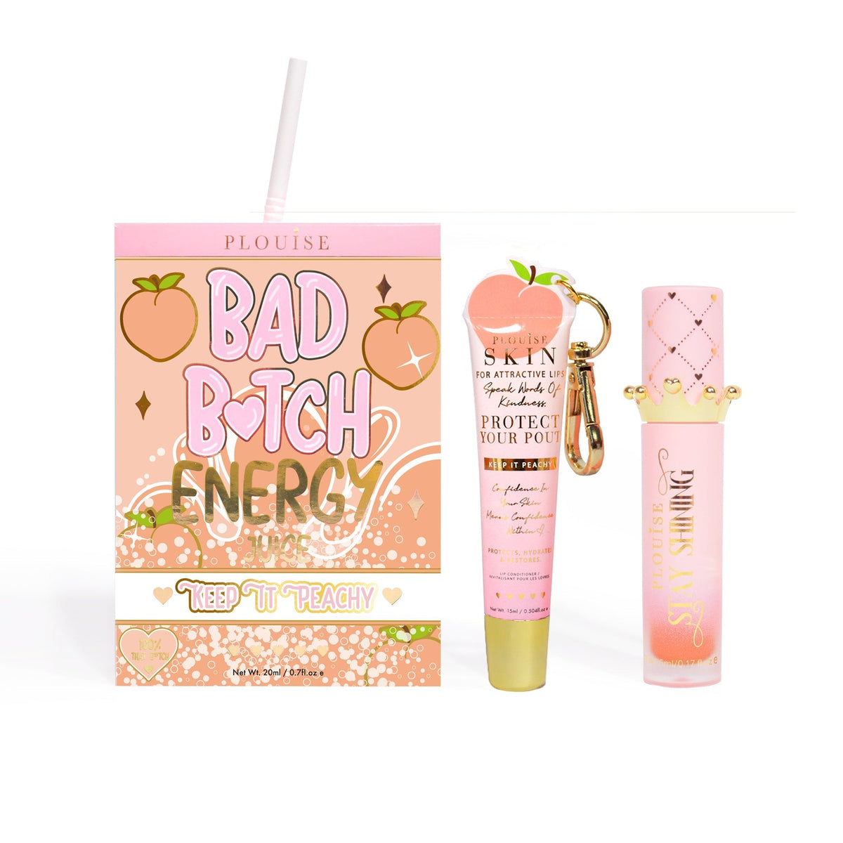 Bad Bitch Energy Lip Conditioner & Lip Oil Duo by P.Louise