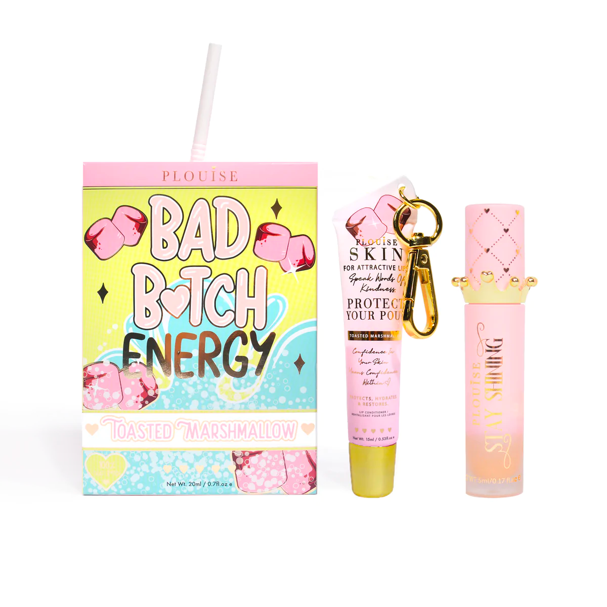 Bad Bitch Energy Lip Conditioner & Lip Oil Duo by P.Louise